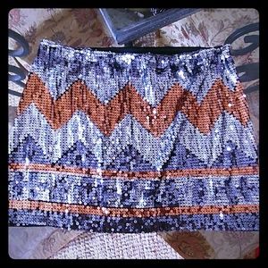 SEQUIN MINI SKIRT!